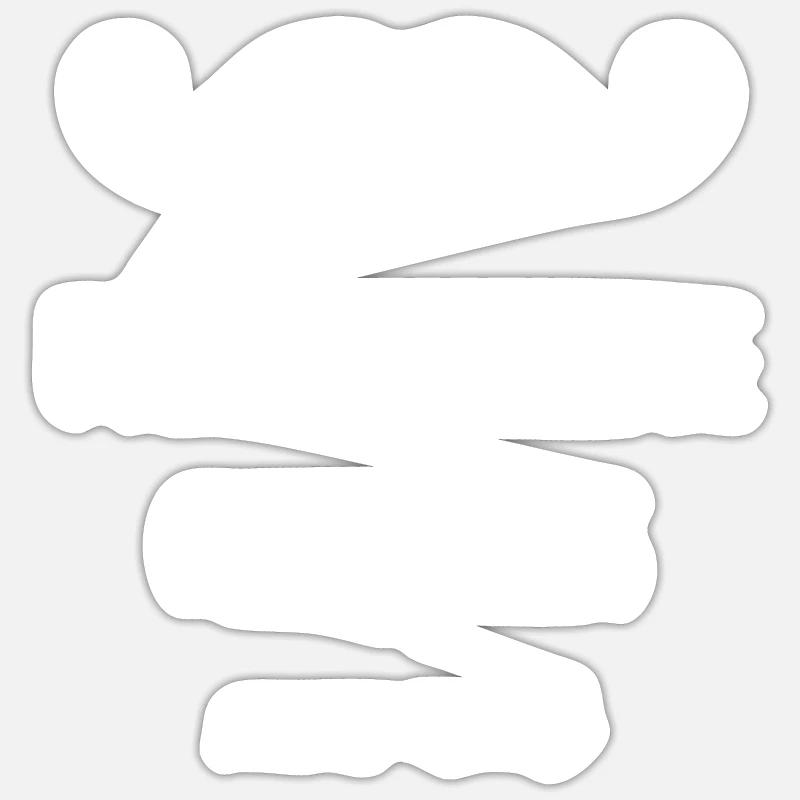 UTILISEZ VOS PETITES CELLULES GRISES - Sticker taille S (10 x 10 cm) - blanc mat