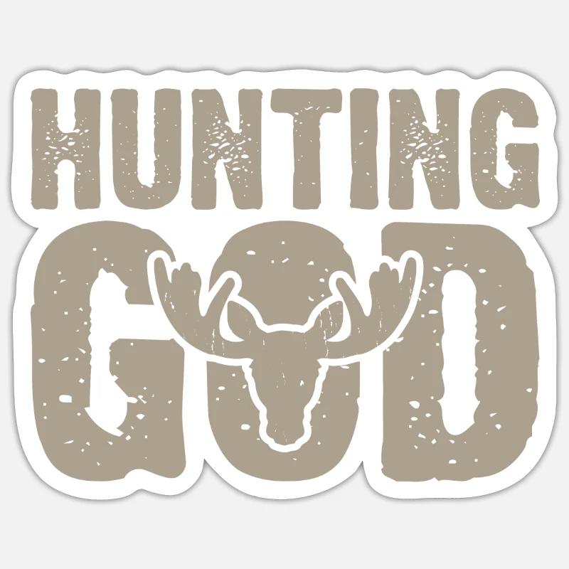 Hunter Sticker size S (10 x 10 cm)