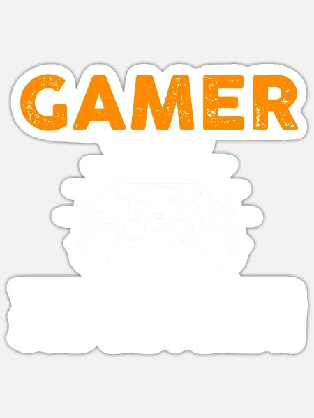 Zocker Zocken Gamer - Sticker Größe S (10 x 10 cm) - Mattweiß