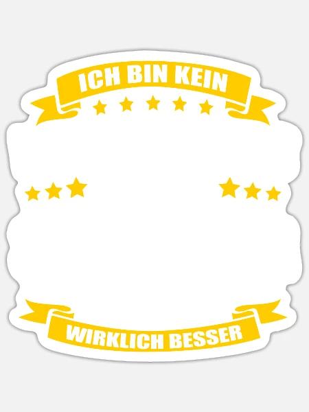 Name Sylvester Vorname Klugscheisser Namenstag - Sticker Größe S (10 x 10 cm) - Mattweiß