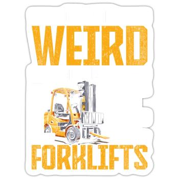 Forklift Driver Forklift Driver Love Forklifts - Sticker size S (10 x 10 cm) - white matte - Front
