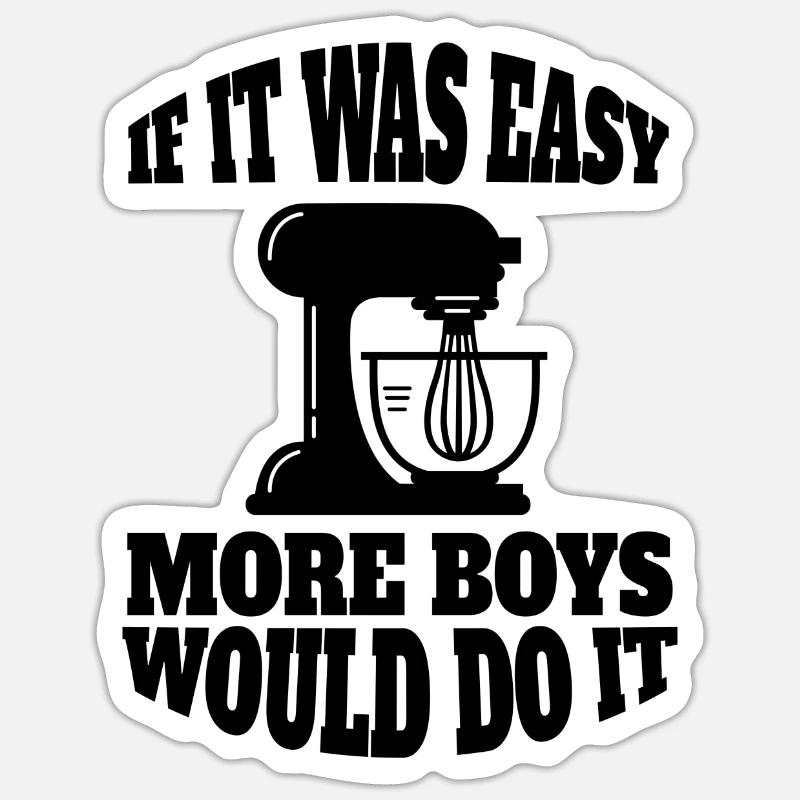 Bäcker Konditor Bäckerei Konditorei Backen Sticker Größe S (10 x 10 cm)