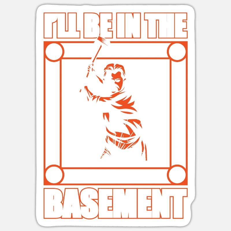 Je serai dans le sous-sol en forgeant Smith Sticker taille S (10 x 10 cm)