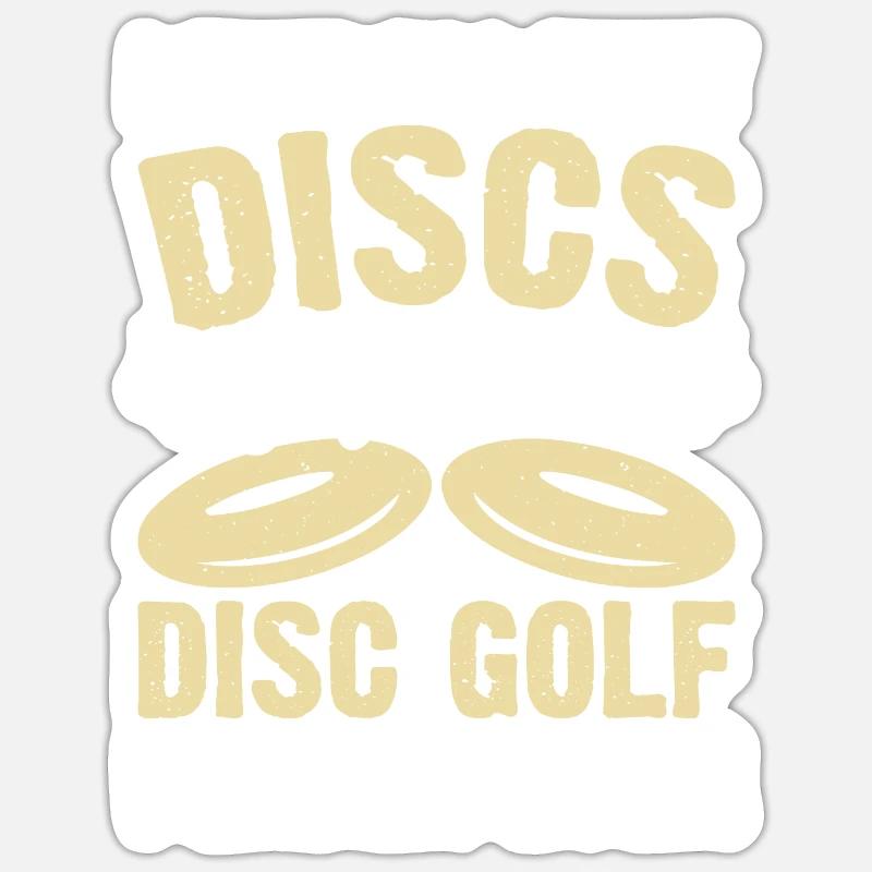 Discgolf Disc Golf Sticker taille S (10 x 10 cm)