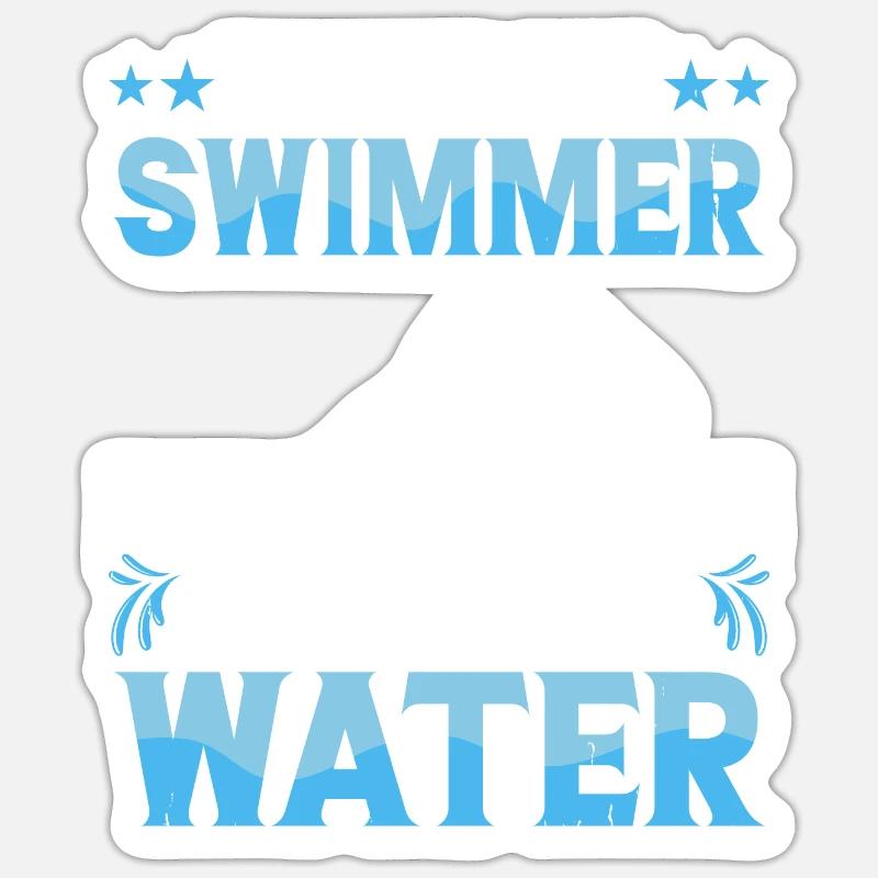 Swimming Float Sticker size S (10 x 10 cm)