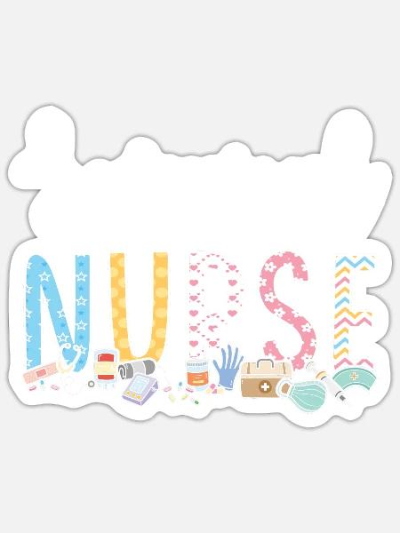 Geschenkidee Für Op-krankenschwestern - Sticker Größe S (10 x 10 cm) - Mattweiß