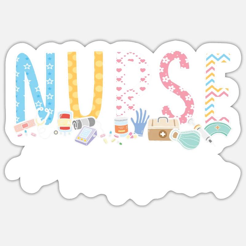 Nurse Practitioner Sticker Größe S (10 x 10 cm)
