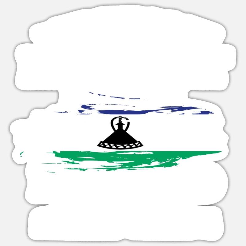 Lesotho Sticker size S (10 x 10 cm)