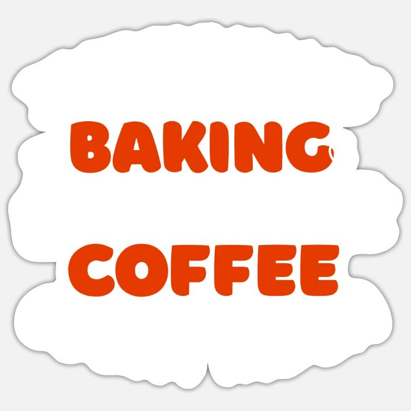 Baker Coffee Confectioner Café Bakery Coffee Baking Sticker taille S (10 x 10 cm)
