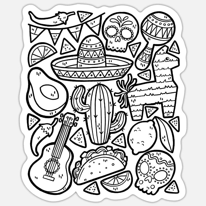 Sticker taille S (10 x 10 cm) - 
