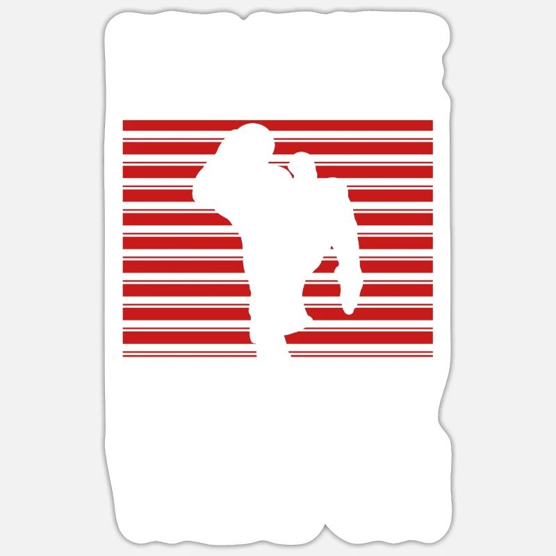 Muay Thai Boxe - Sticker taille S (10 x 10 cm) - blanc mat