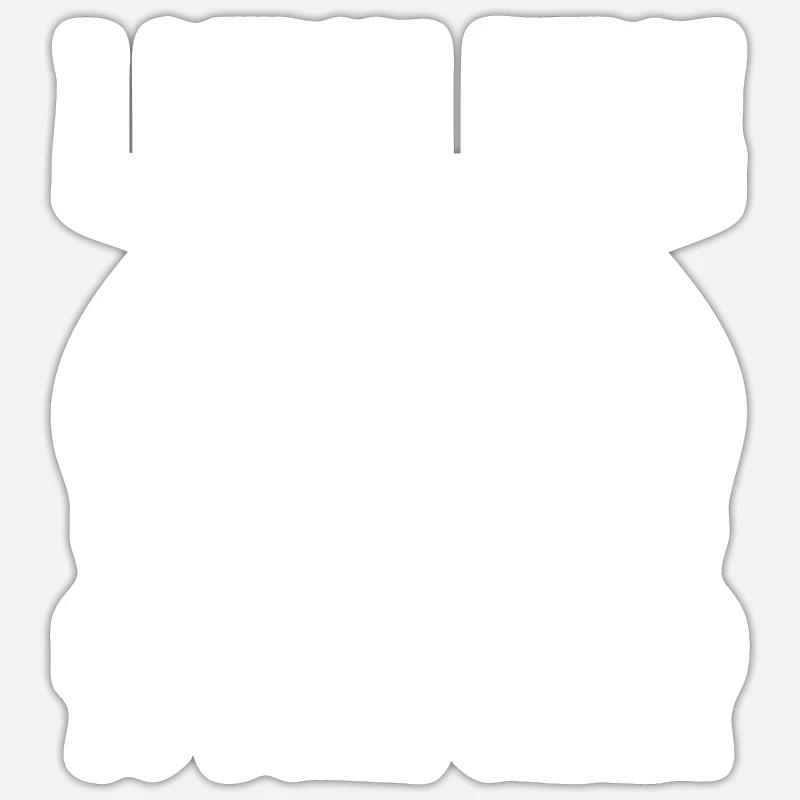 Muay Thai Boxe - Sticker taille S (10 x 10 cm) - blanc mat