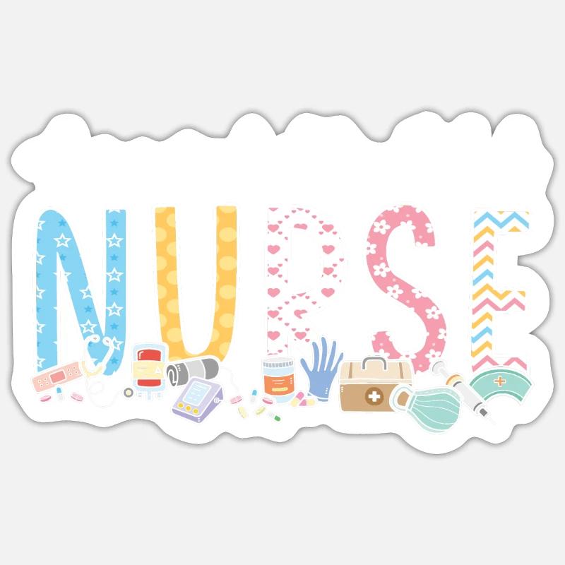 Licensed Practical Nurse Sticker size S (10 x 10 cm)
