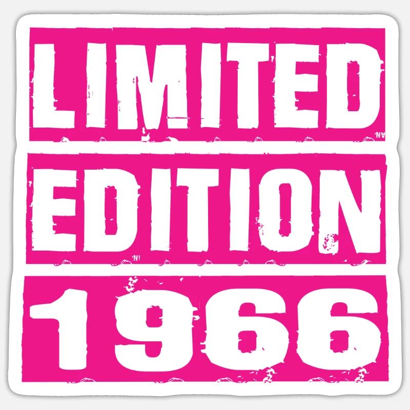 Édition limitée 1966 - Sticker taille S (10 x 10 cm) - blanc mat