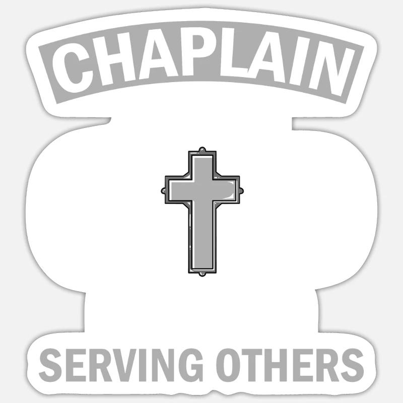 Chaplain Parish Priest Sticker size S (10 x 10 cm)