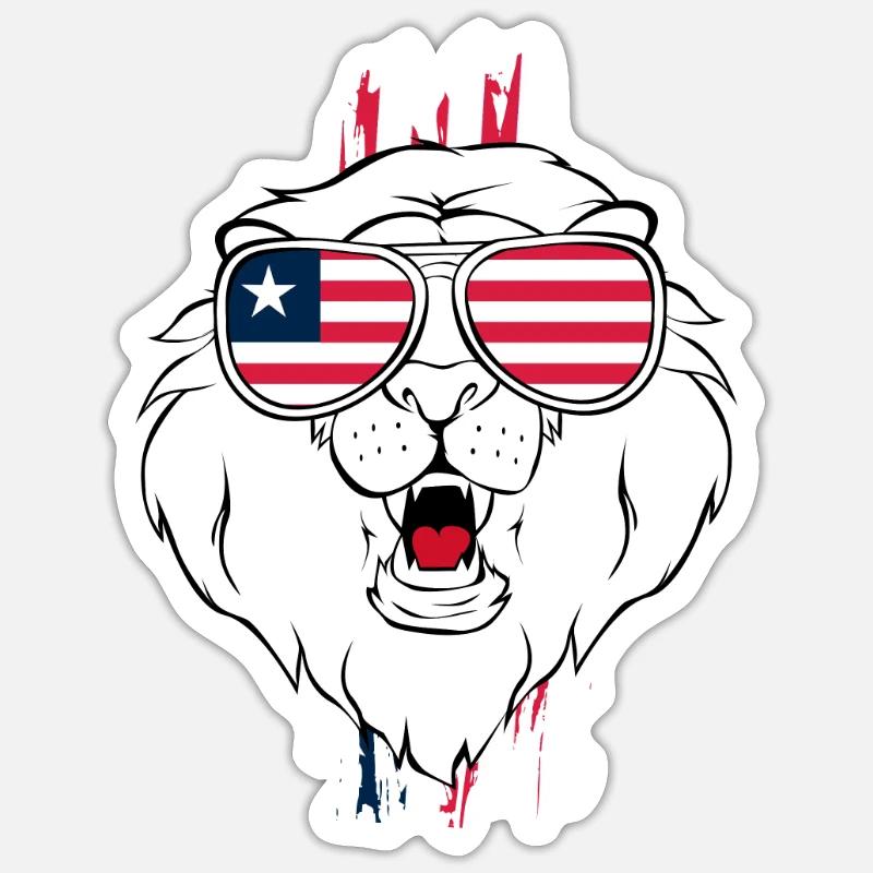 Libya - Sticker Größe S (10 x 10 cm) - Mattweiß