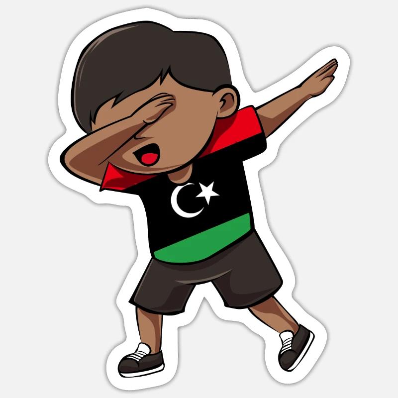 Libya - Sticker size S (10 x 10 cm) - white matte