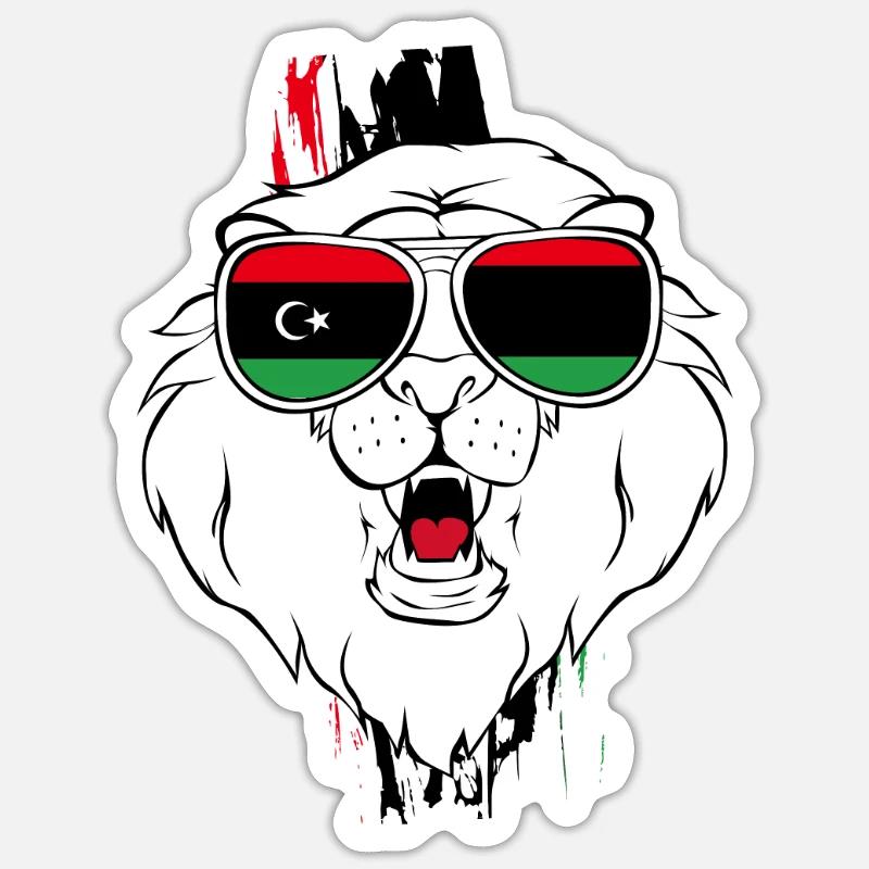 Libya Sticker size S (10 x 10 cm)