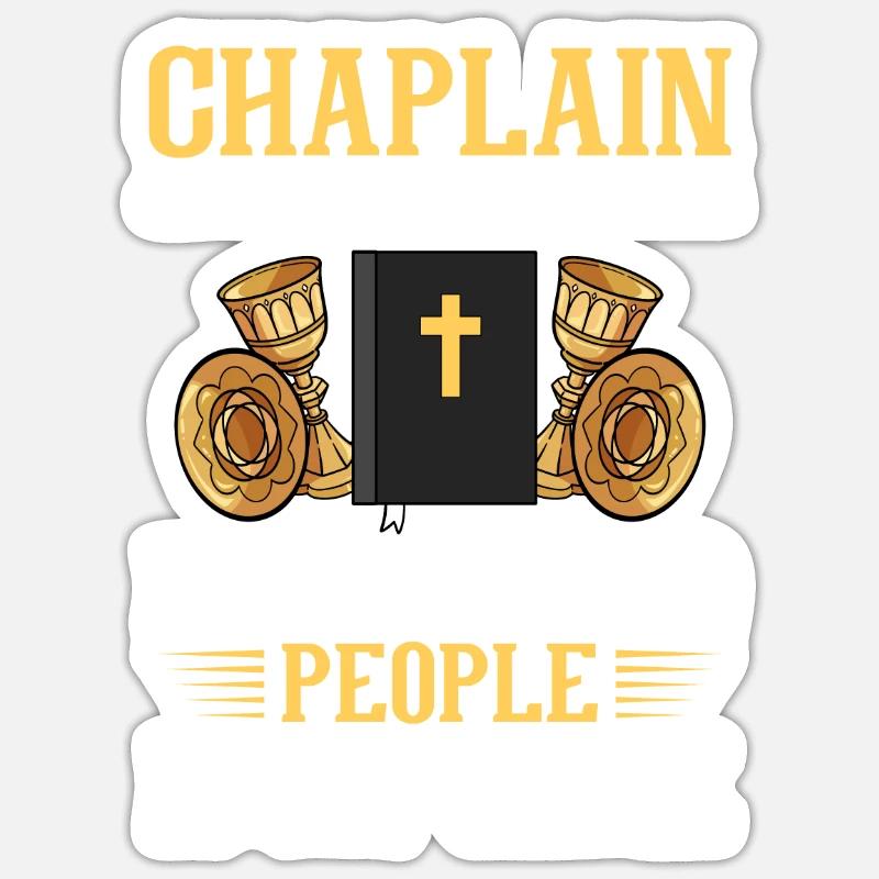 Chaplain Parish Priest Sticker size S (10 x 10 cm)