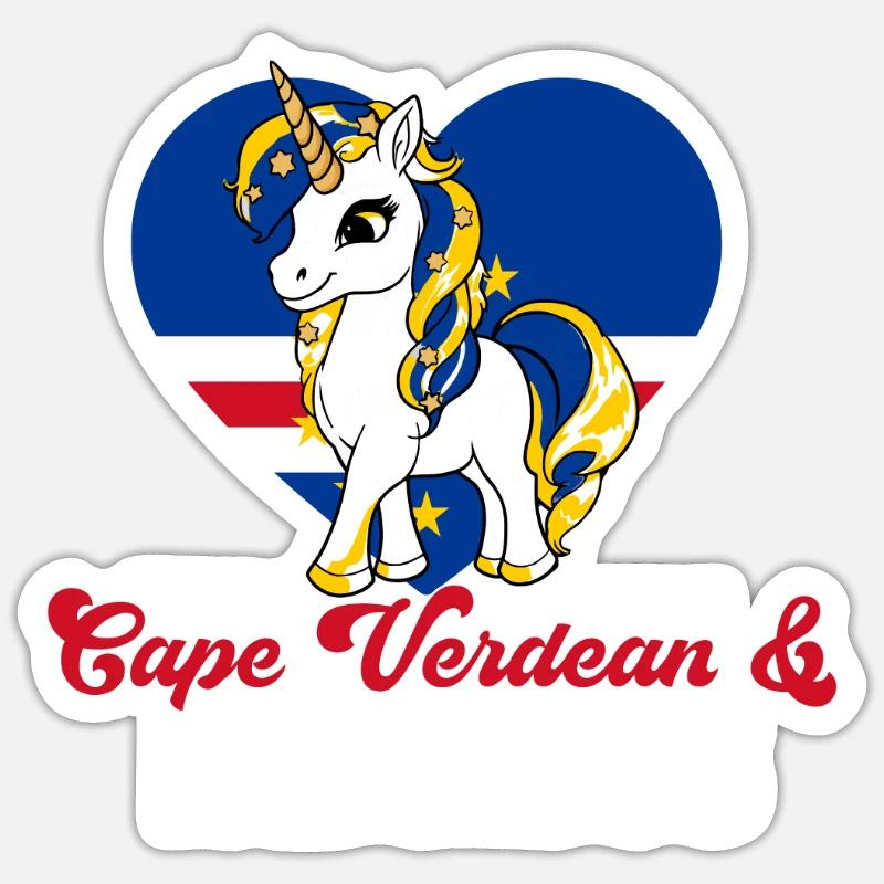 Drapeau du Cap-Vert Drapeau du Cap-Vert Sticker taille S (10 x 10 cm)