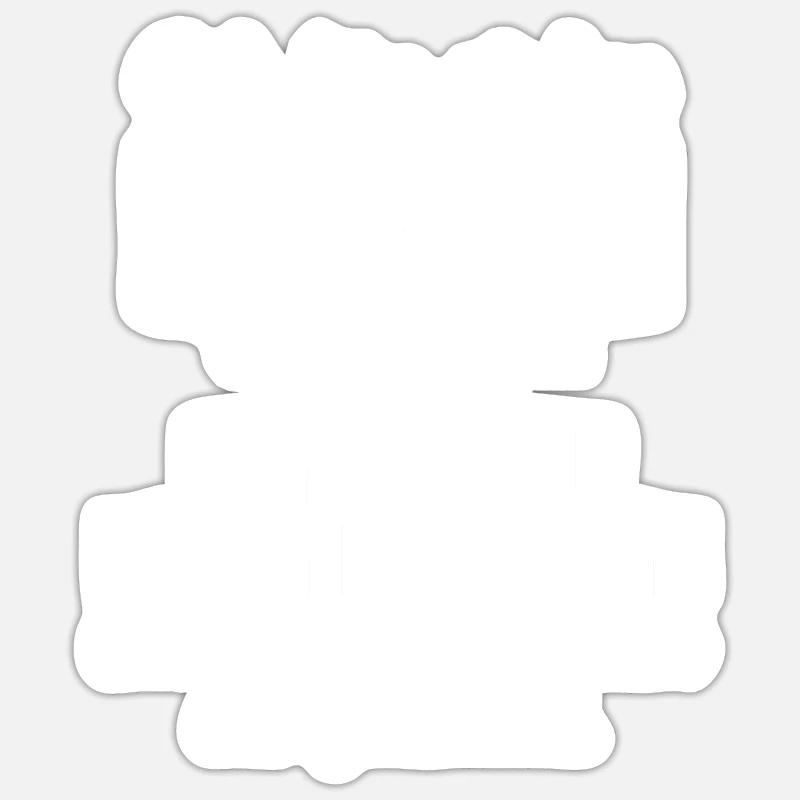 Großmutter Enkelkinder Oma - Sticker Größe S (10 x 10 cm) - Mattweiß