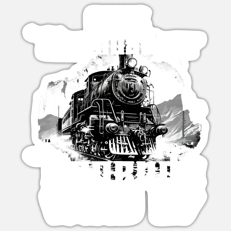 27 Geburtstag Eisenbahner Eisenbahn Beruf Spruch Sticker Größe S (10 x 10 cm)