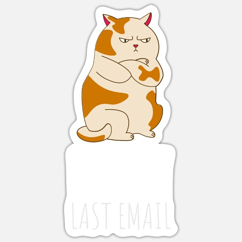 Bureau sarcastique - Par mon dernier e-mail Sticker taille S (10 x 10 cm)