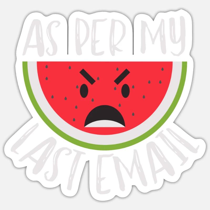 Bureau sarcastique - Par mon dernier e-mail Sticker taille S (10 x 10 cm)