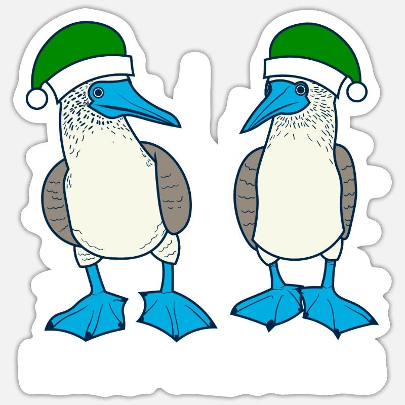 Joyeux Noël - Sticker taille S (10 x 10 cm) - blanc mat