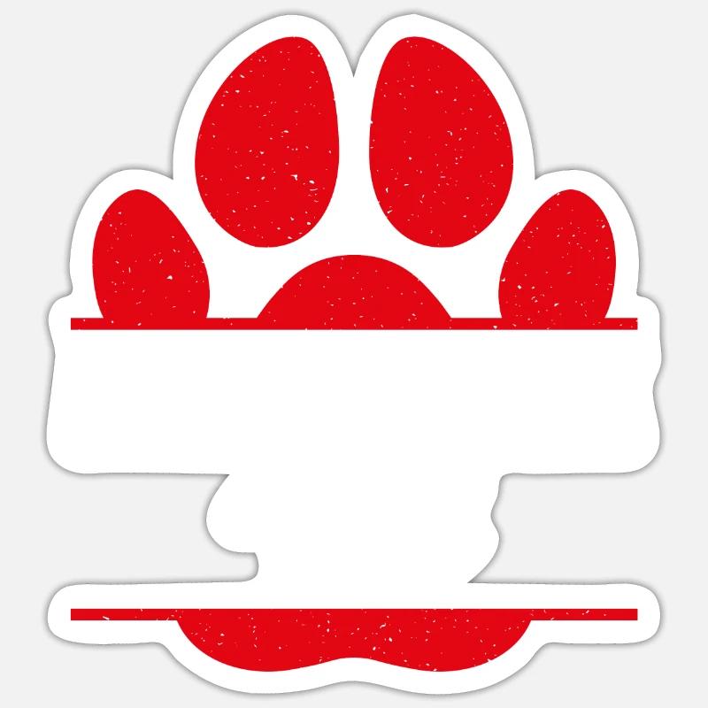 Cadeaux de propriétaire maltais - Sticker taille S (10 x 10 cm) - blanc mat