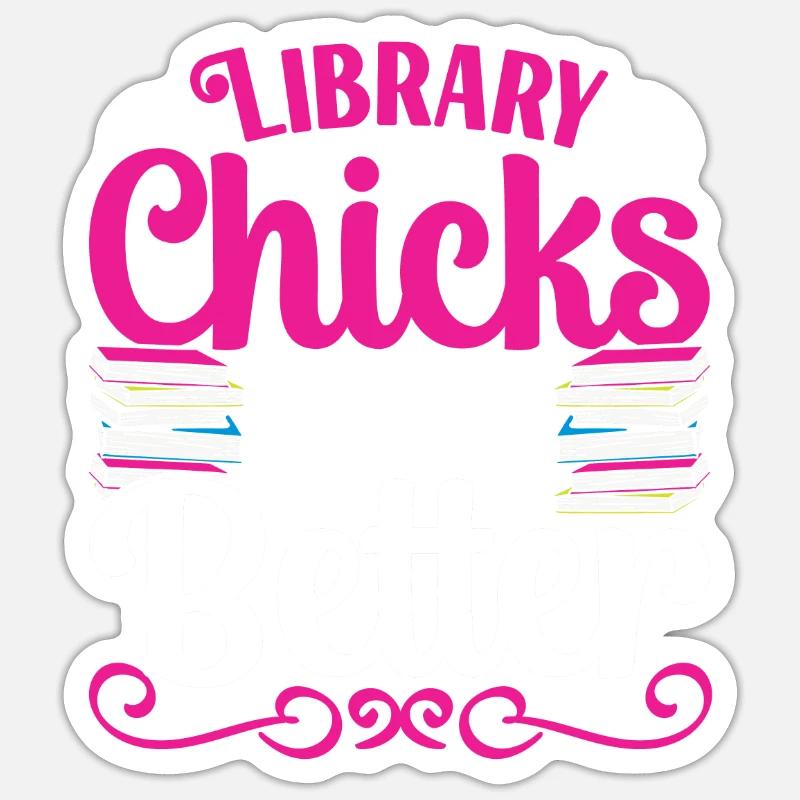 Librarian Librarian Library Assistant Sticker size S (10 x 10 cm)