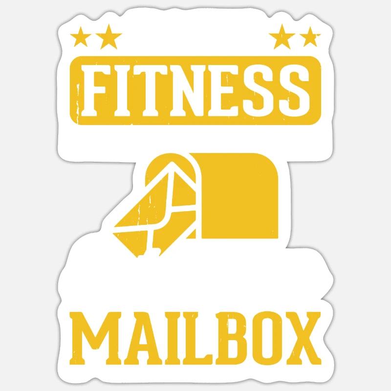 Briefträger Postbote Sticker Größe S (10 x 10 cm)