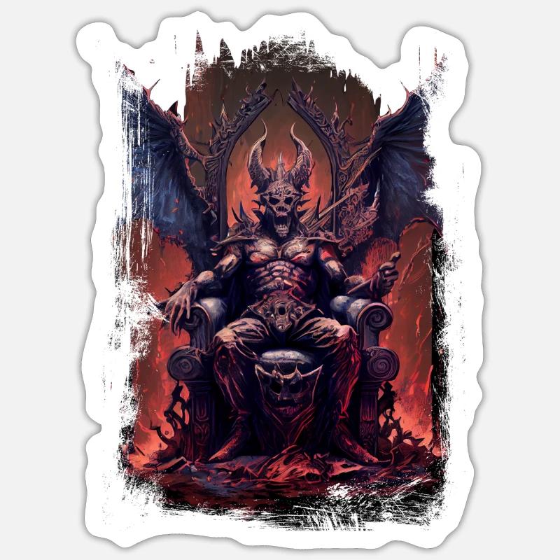 Master Of Devils - Sticker size S (10 x 10 cm) - white matte
