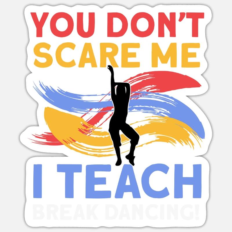Breakdance Sticker taille S (10 x 10 cm)