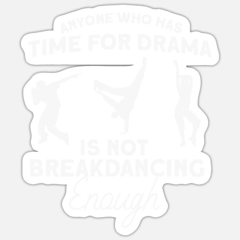 Breakdance Sticker taille S (10 x 10 cm)