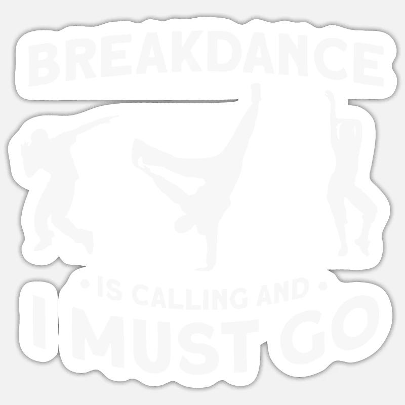 Breakdancing Sticker Größe S (10 x 10 cm)