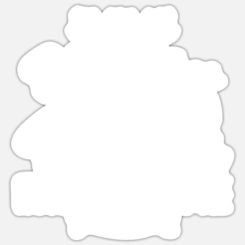 Ich bin ein Kellner und eine Mutter Nichts macht mir Angst Sticker Größe S (10 x 10 cm)