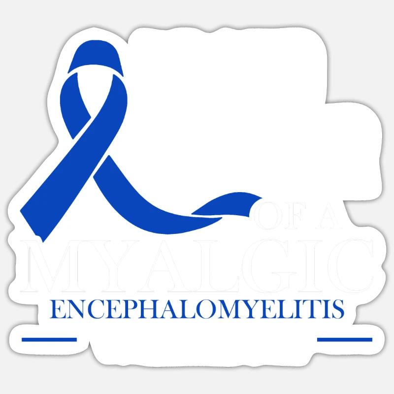 Stolzer Bruder Eines Myalgische Sticker Größe S (10 x 10 cm)