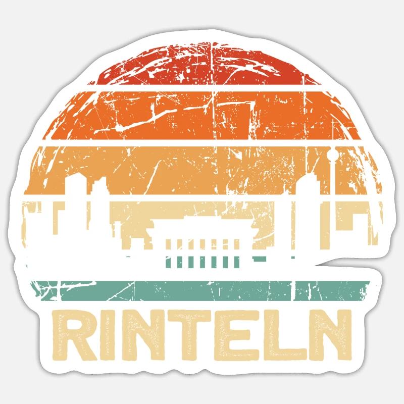 Rinteln - Sticker size S (10 x 10 cm) - white matte