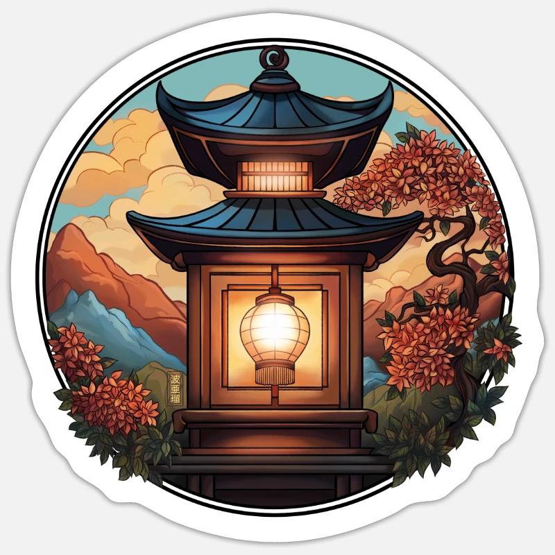 Toro Lantern Sticker size S (10 x 10 cm)