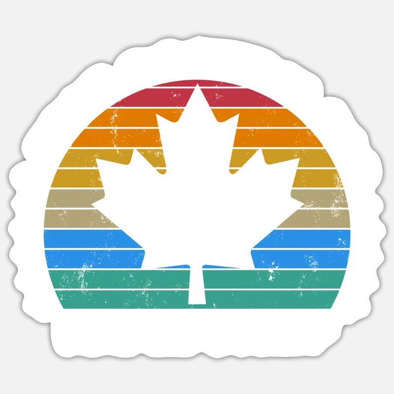 Sirop d’érable Maple Tree Sap Tapping Sugaring Tapper - Sticker taille S (10 x 10 cm) - blanc mat