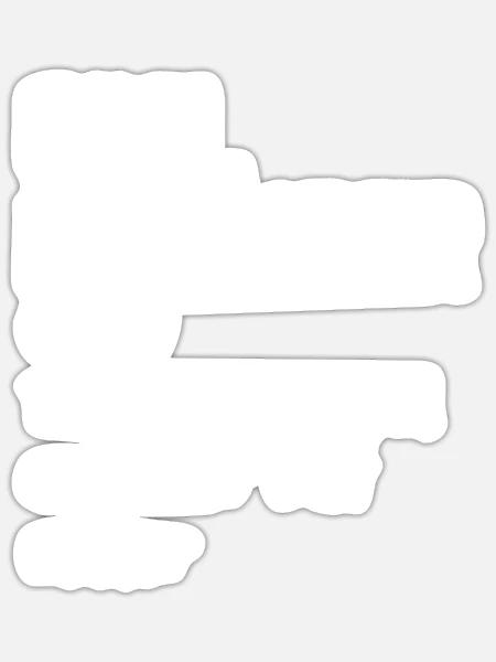 Bauingenieur Bauingenieur Bauingenieur - Sticker Größe S (10 x 10 cm) - Mattweiß