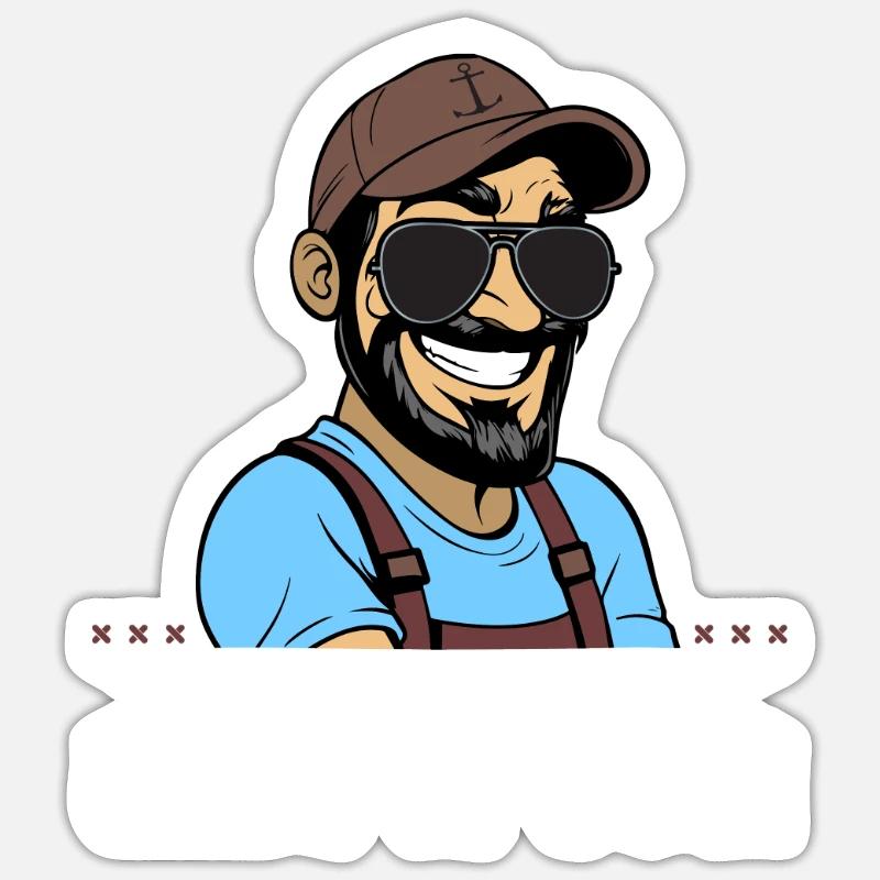 When in doubt cast it out! Sticker Größe S (10 x 10 cm)