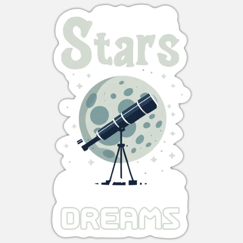 Astrophotographie Astronomy Space Camera - Sticker taille S (10 x 10 cm) - blanc mat