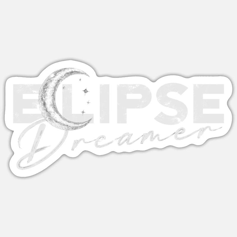 Eclipse Dreamer - Eclipse - Sticker Größe S (10 x 10 cm) - Mattweiß