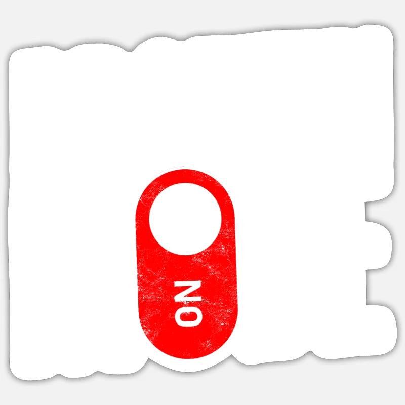 Mode protéiné activé - Protéines - Sticker taille S (10 x 10 cm) - blanc mat