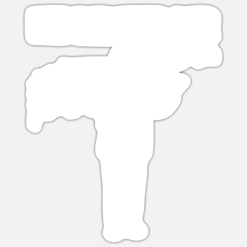 Ich bin hier der Dirigent Chorleiter Dirigenten Sticker Größe S (10 x 10 cm)