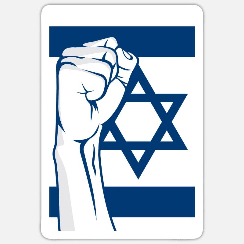 Faust Israel - Sticker size S (10 x 10 cm) - white matte