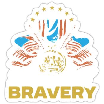 Disabled Veteran Military Soldier Army USA - Sticker size S (10 x 10 cm) - white matte - Front