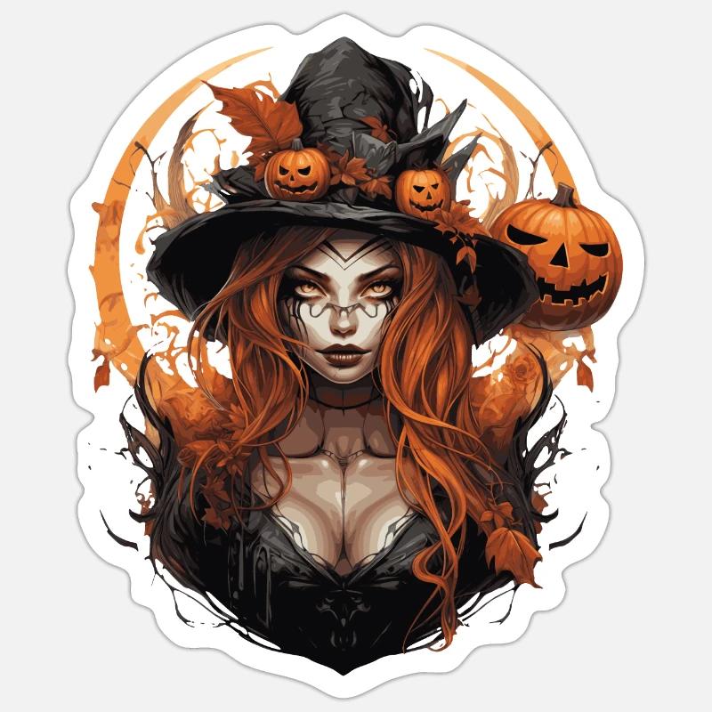 Witch Sticker size S (10 x 10 cm)